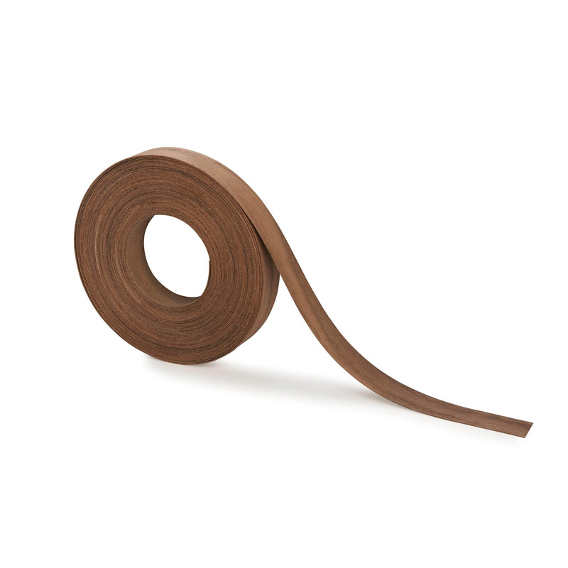 Pre-Glued Edge Banding Roll - Species:Walnut - Width:13/16" - Length:50&apos;